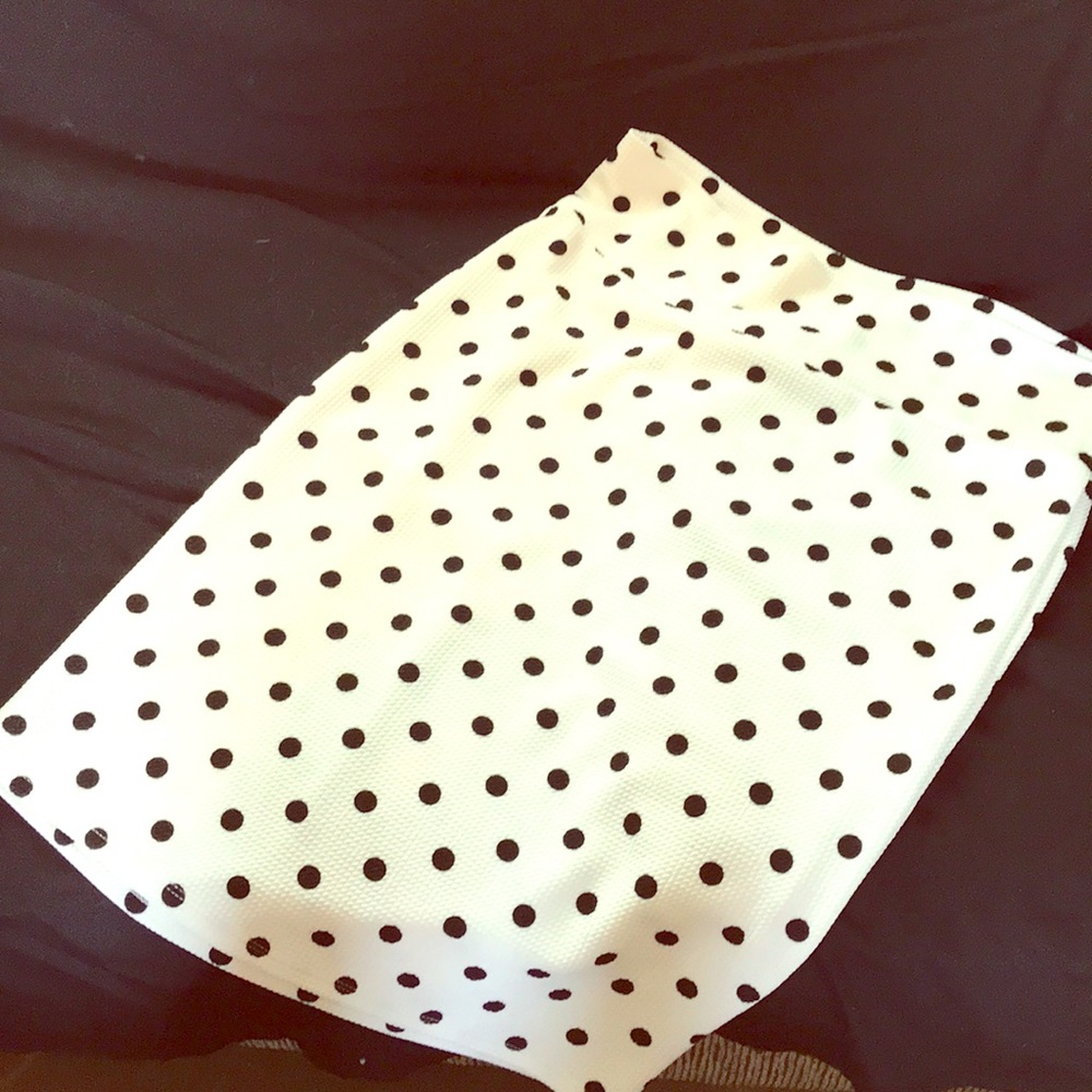 Lularoe polka dot pencil skirt